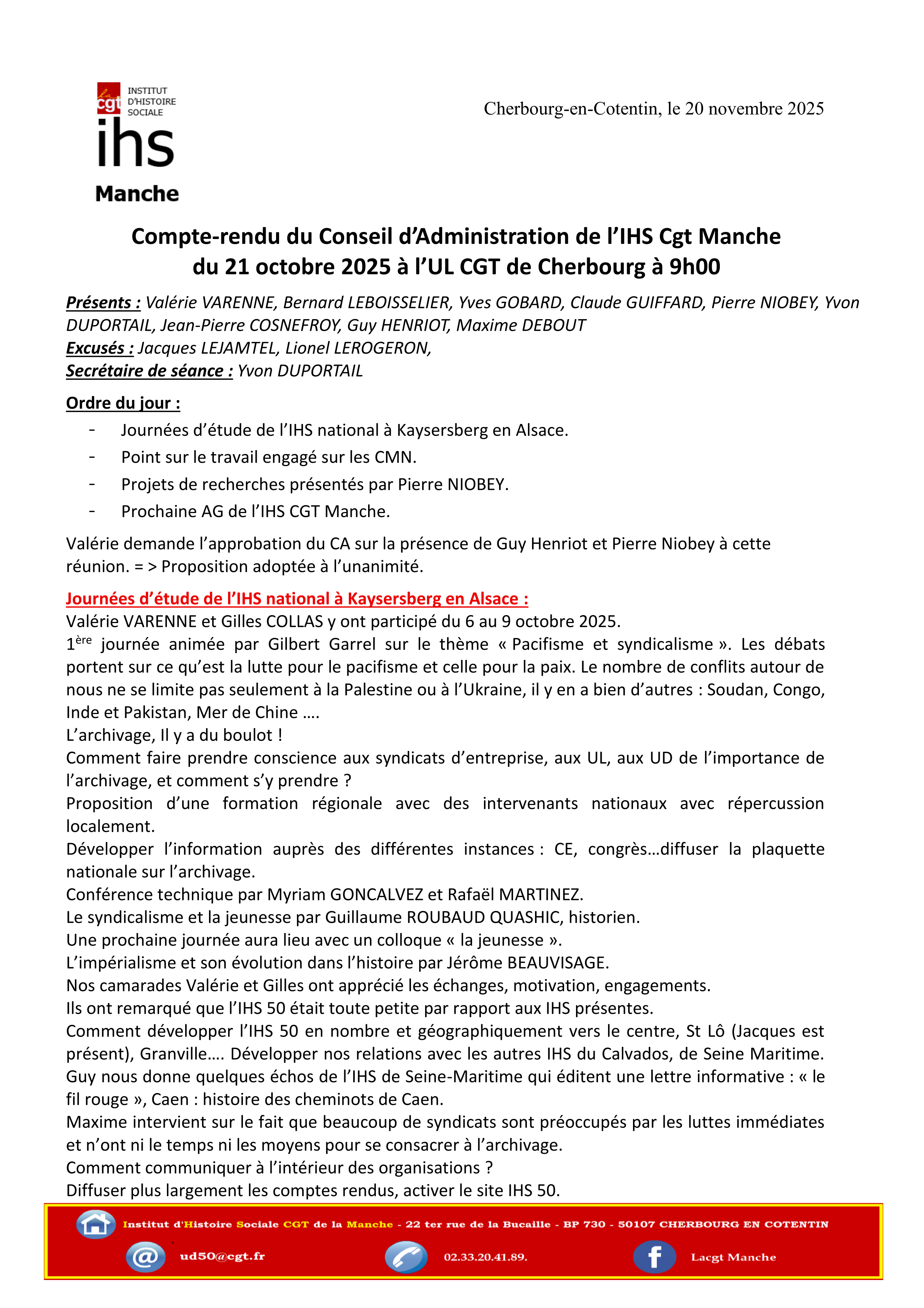 2025 11 20  CR CA IHS du 21 octobre 2025   1